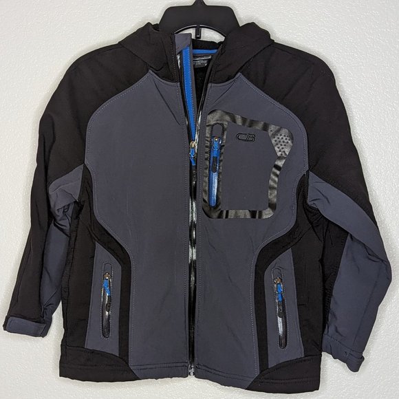 CB Sports Boys Softshell Water Resistant Hooded Jacket (M-10/12) - Picture 1 of 5